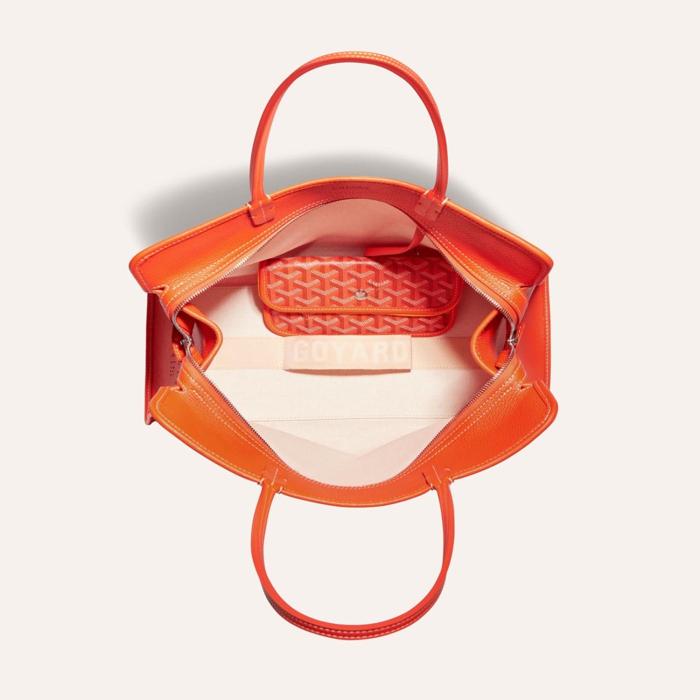 Goyard Hardy PM Tote Bag Orange - Image 4